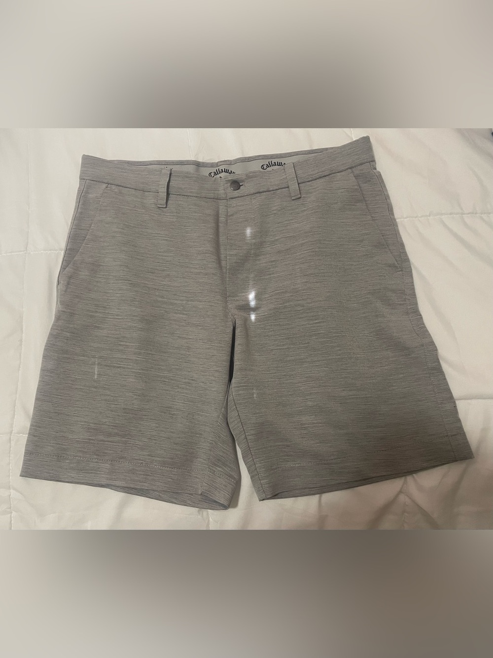 Callaway Men's Light Heather Gray Performance Golf Shorts